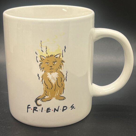 Friends TV Show Smelly Cat Graphic Mug Modern Gourmet Foods Stoneware GUC - Picture 1 of 6